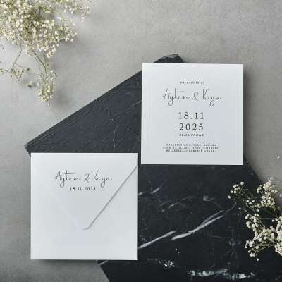 Sade 22502 davetiye modeli