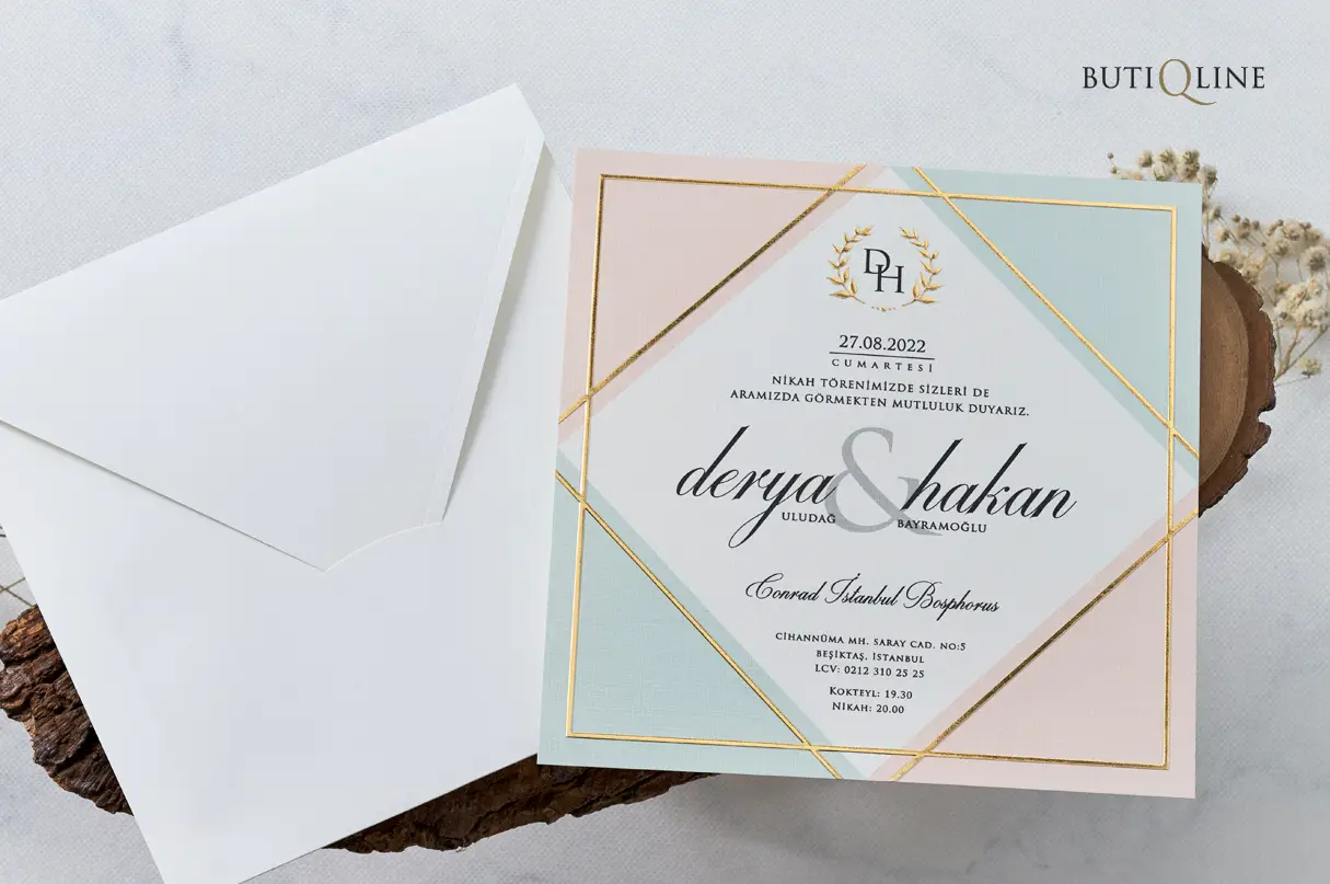 Butik 1135 davetiye modeli