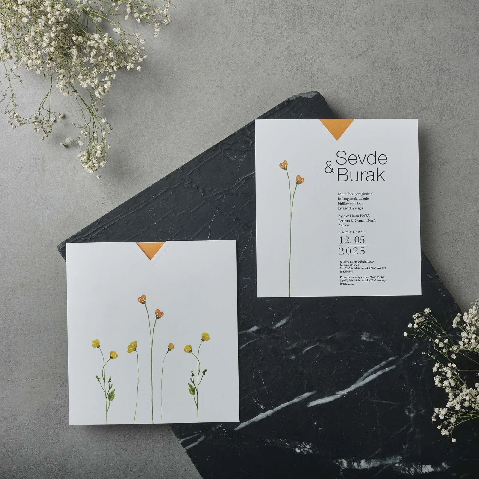 Sade 22562 davetiye modeli