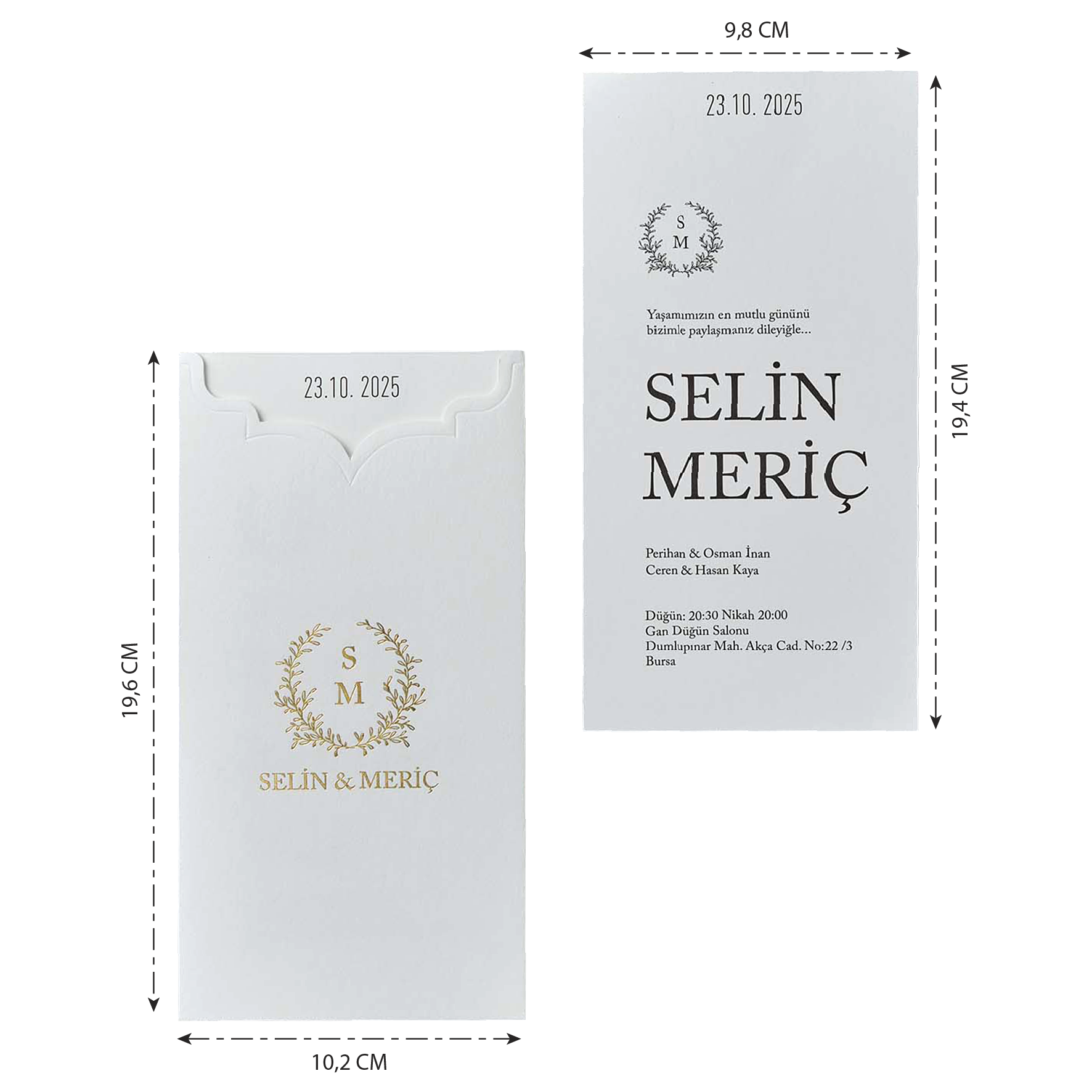 Sade 22563 ölçüleri
